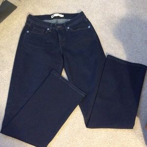 Levi’s 529 Dark Curvy Midrise Bootcut Jeans size 8